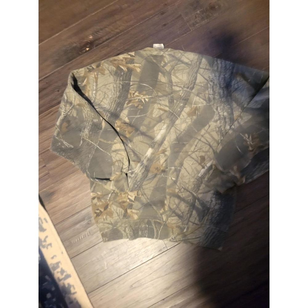 Vintage Realtree Jerzees Camo Sweatshirt Mens large Hunting Crewneck 90s - Picture 5 of 5